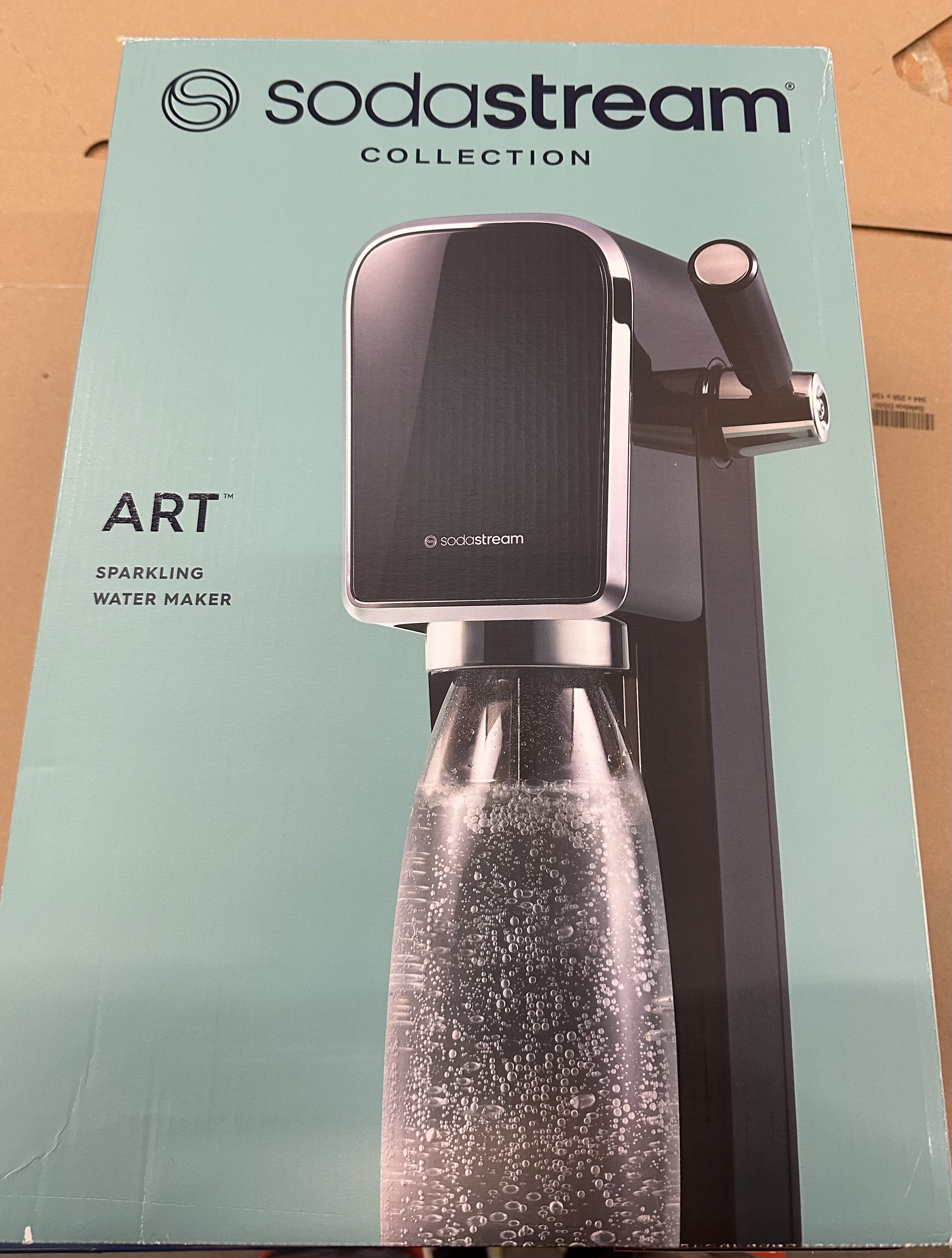 OUTLET - Saturator SODASTREAM ART BLACK + Butelka i nabój