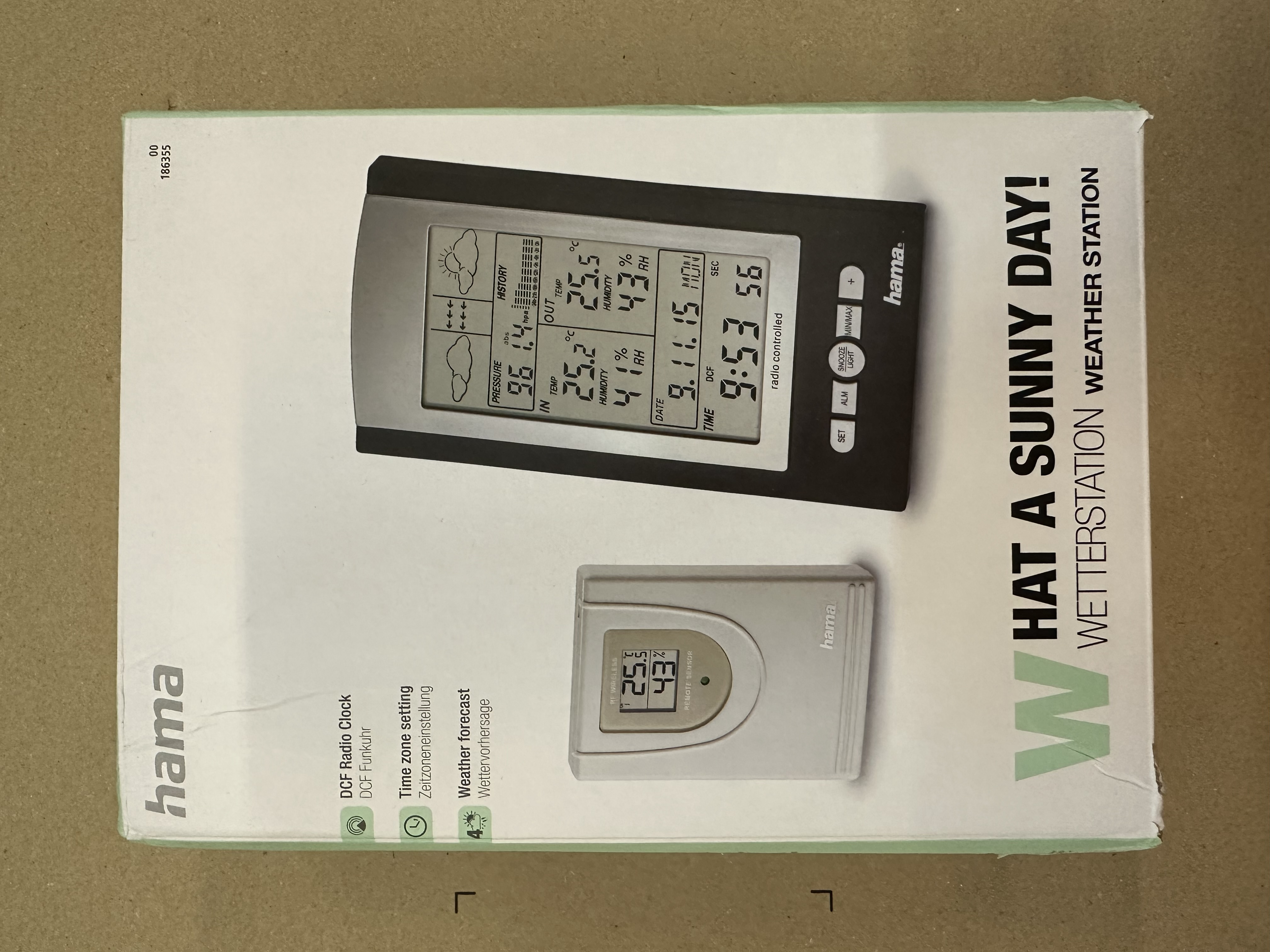 OUTLET - Stacja pogodowa HAMA EWS-800