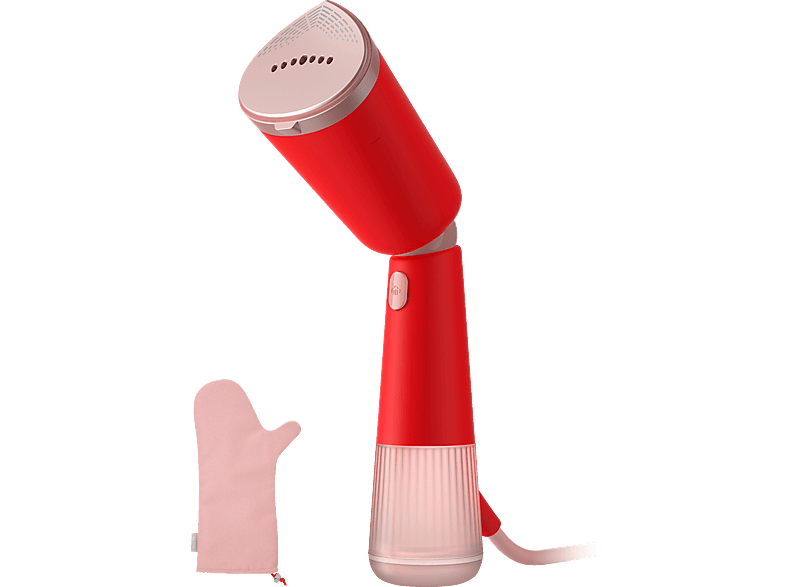 PHILIPS STH5020/40 Styler, Dampfstoß 24g/Min, 120 ml abnehmbarer Wassertank, Metallplatte, inkl. 2-in-1 Handschuh & Tasche Dampfbürste (1400 Watt