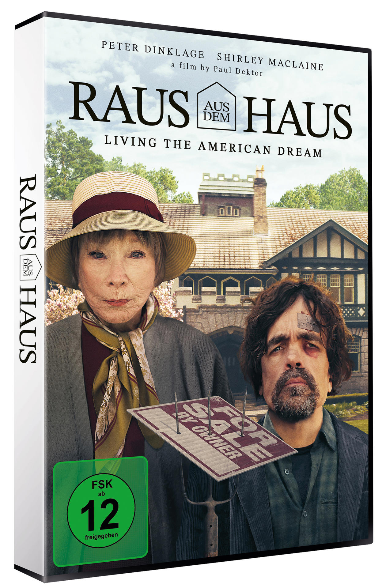 DVD-Hülle mit einem Filmplakat mit zwei Personen, Text auf Deutsch.