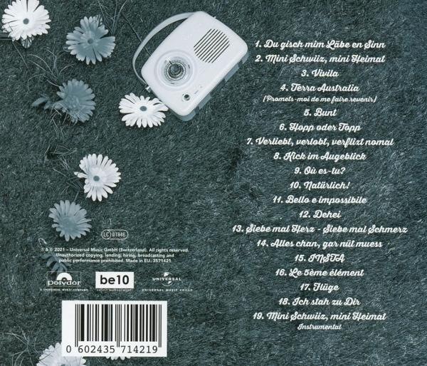 Rückseite einer CD mit Titelliste und Barcode.