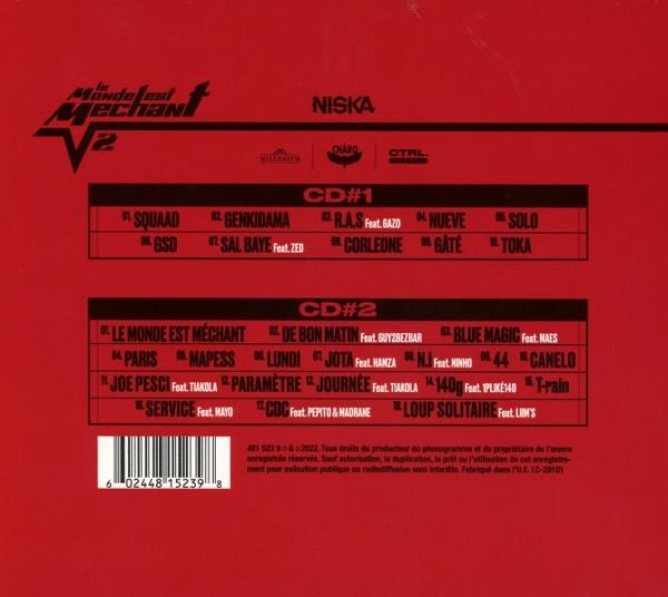 CD-Cover-Rückseite mit Songtiteln, Kürbissen und einem dunkelblauen Hintergrund.