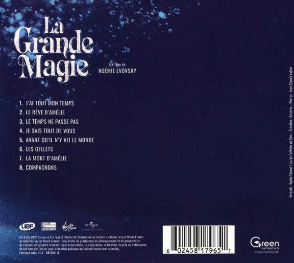 CD-Cover mit Text und grafischem Design auf blauem Hintergrund.