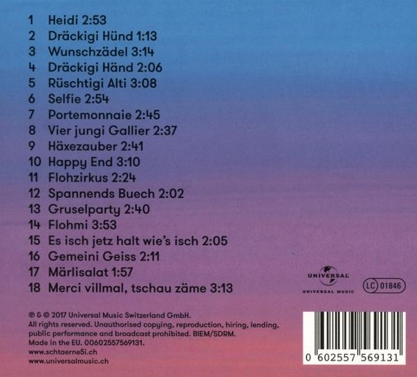 Album mit deutschen Titeln, einschließlich Albumtitel, Künstler und Musiklabel.