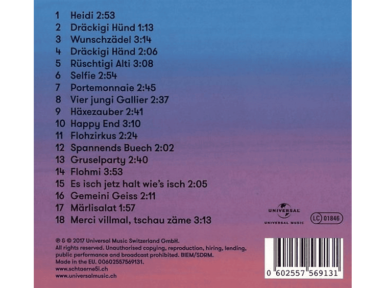 Thumbnail - Schtärneföifi - DRÄCKIGI HÄND (CD)