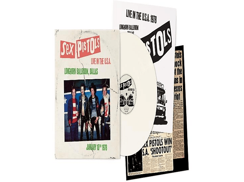 The Sex Pistols - Live In USA 1978 Dallas (White LP) (Vinyl)