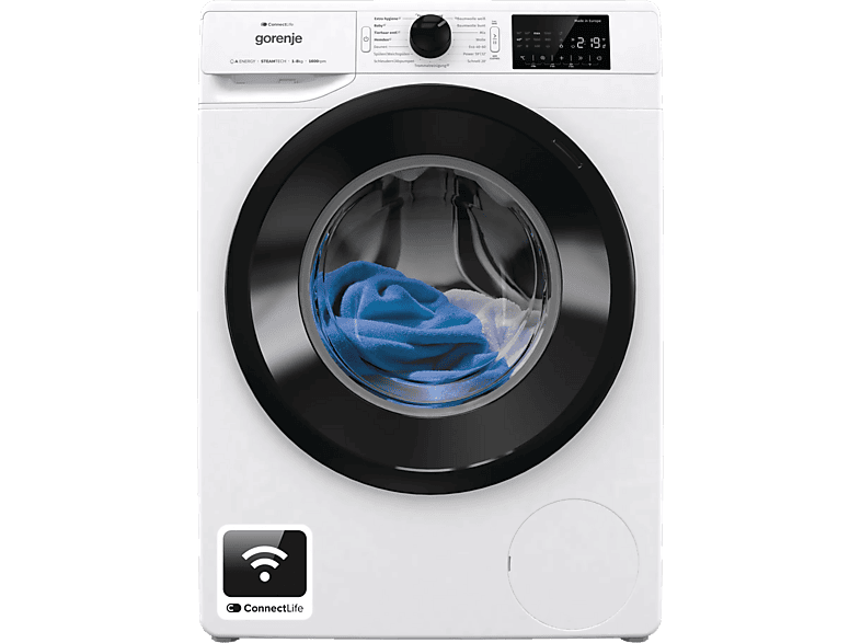 GORENJE WPNEI86ATS Waschmaschine (8 kg, 1600 U/Min., A)