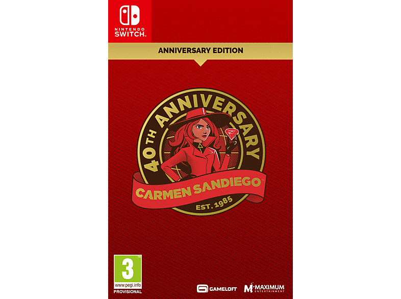 Mindscape Sw Carmen Sandiego - 40th Anniversary Edition- Switch