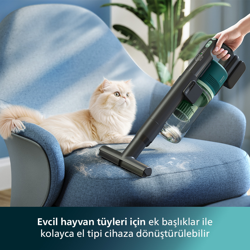 PHILIPS 6000 Serisi XC6557/01 Islak Kuru Şarjlı Dikey Süpürge