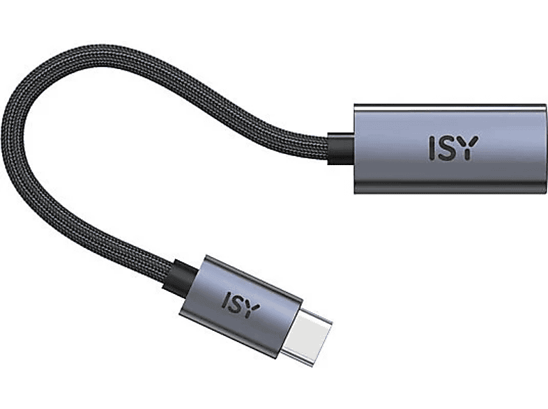 Adapter USB-C - DisplayPort ISY IDP-2500 na Szary – zdjęcie 2