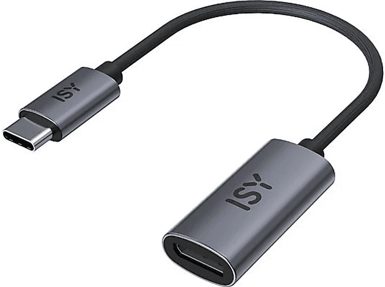 Adapter USB-C - DisplayPort ISY IDP-2500 na Szary – zdjęcie 3
