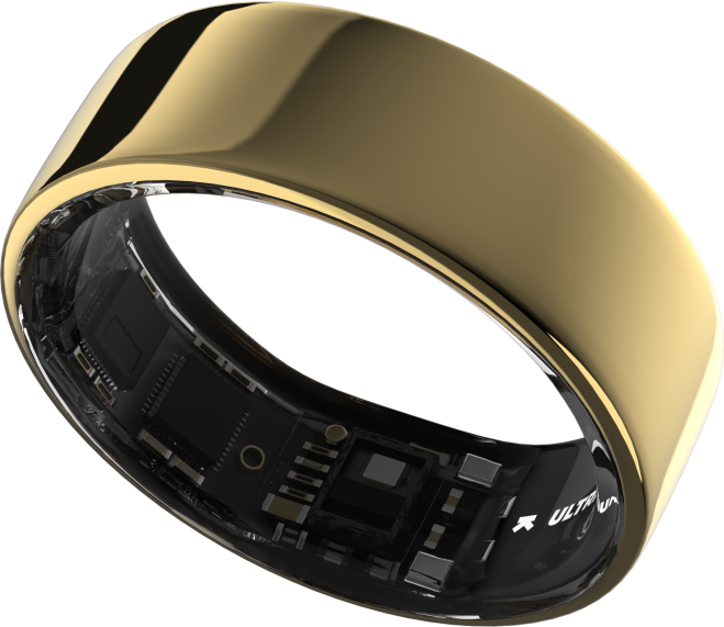 ULTRAHUMAN Okosgyűrű, 9-es méret, arany (UHRA-AG-09)