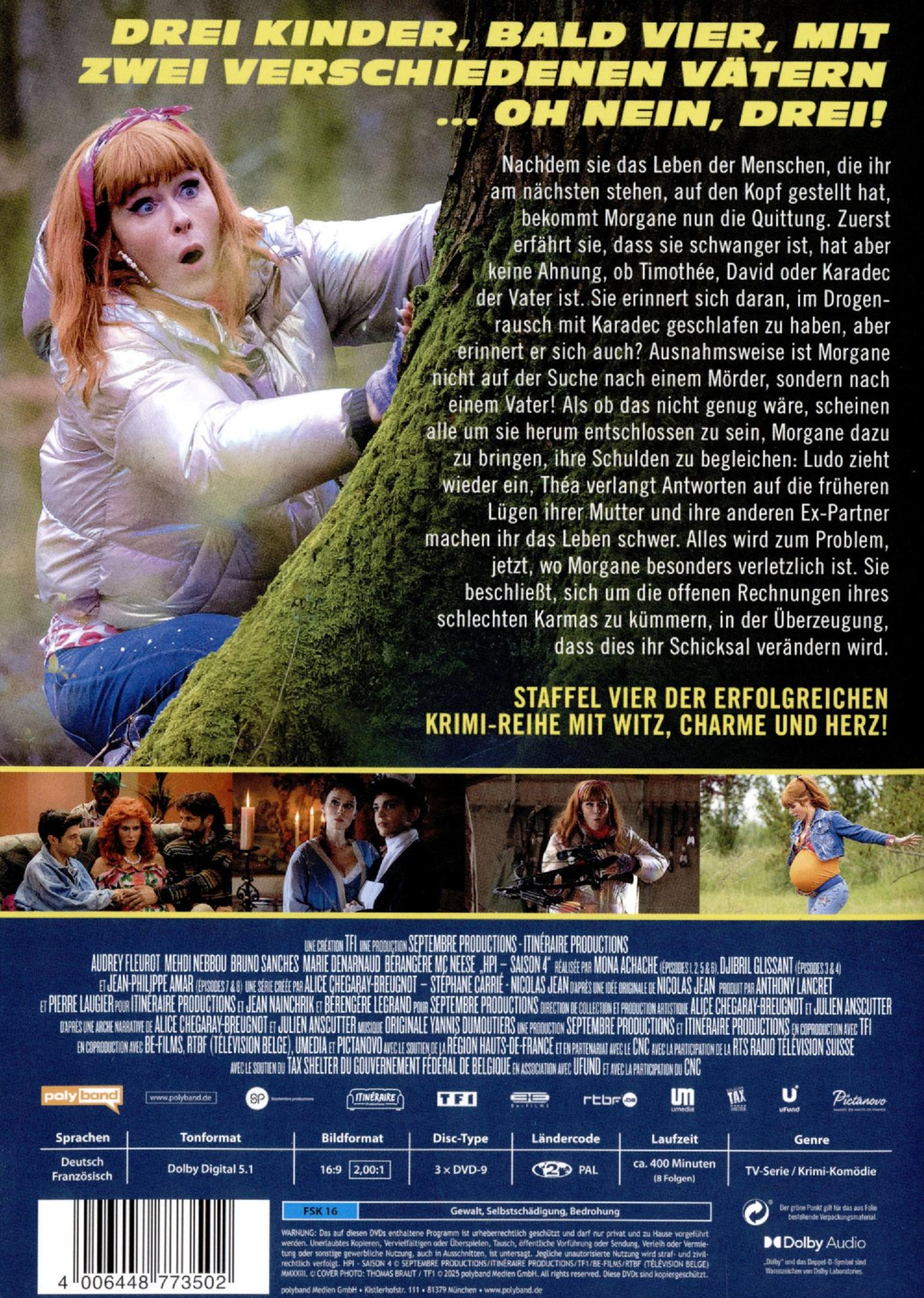 Filmposter mit schockierter Frau. Text in deutscher Sprache.