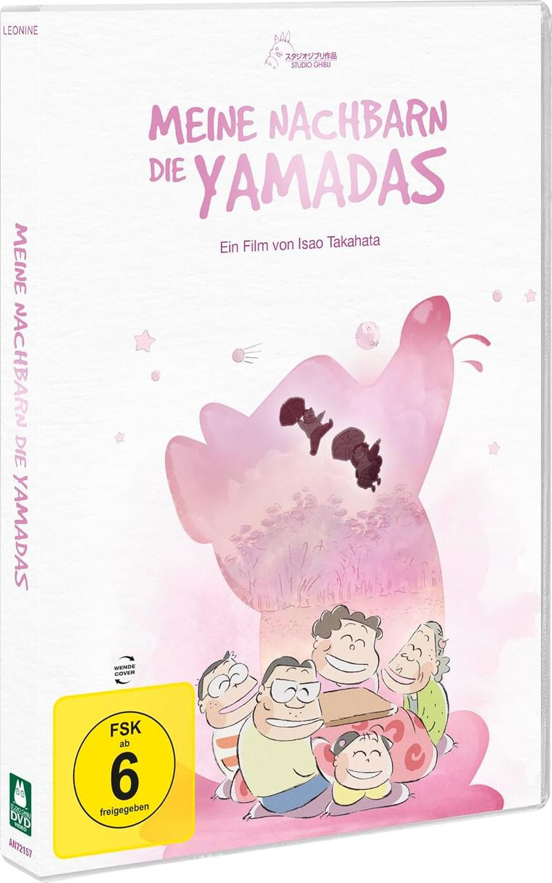 DVD-Hülle mit dem Titel 'Meine Nachbarn die Yamadas' und einem Logo.