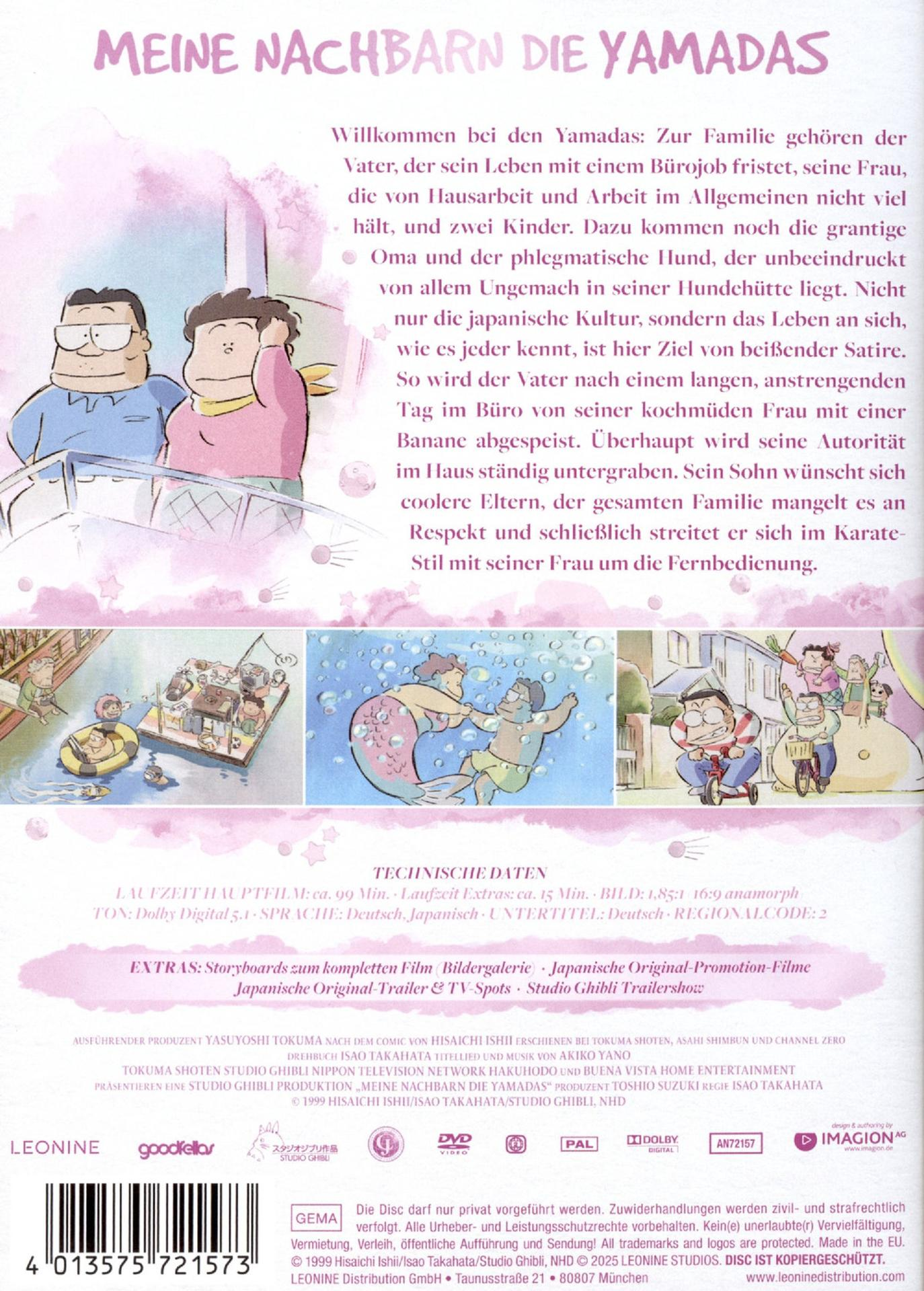 Japanisches Animationsfilm-DVD-Cover mit Text und Bildern.