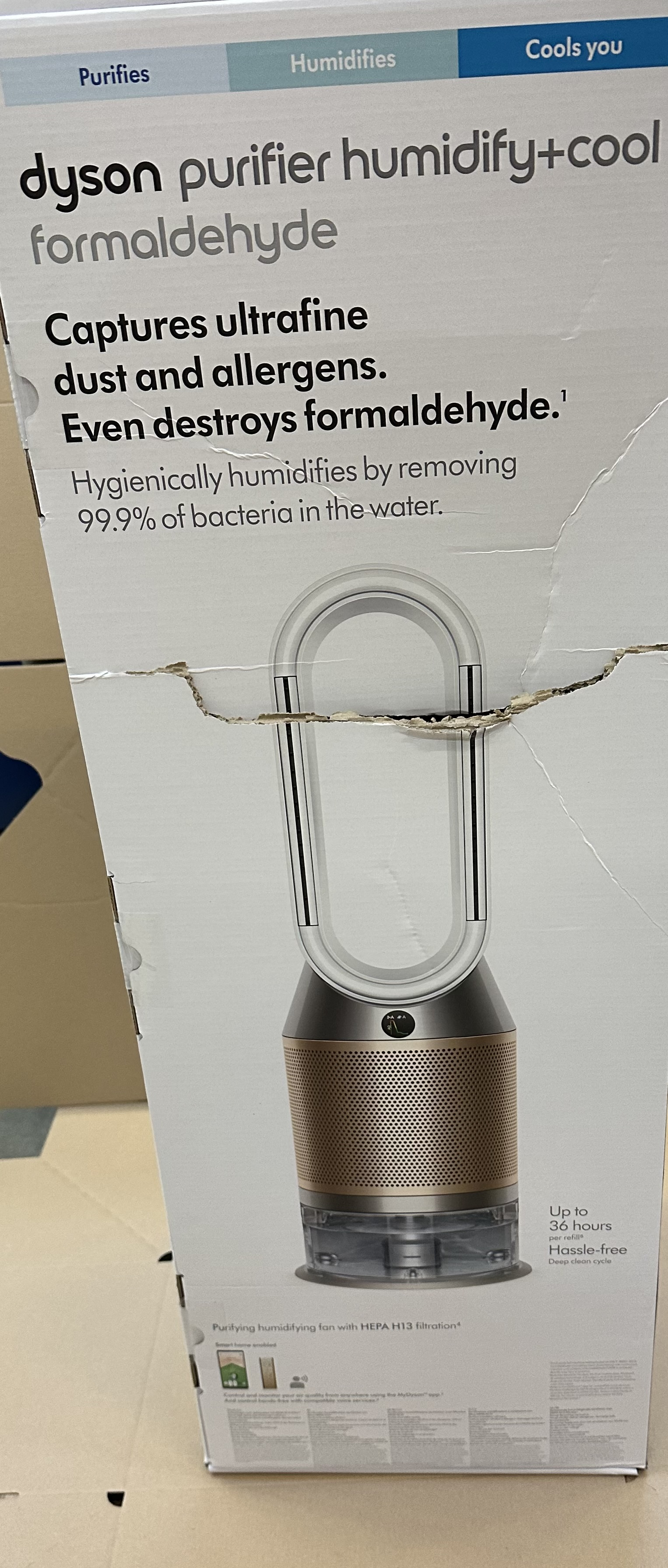 OUTLET - Oczyszczacz z nawilżaniem powietrza DYSON Purifier Humidify+Cool Formaldehyde PH04