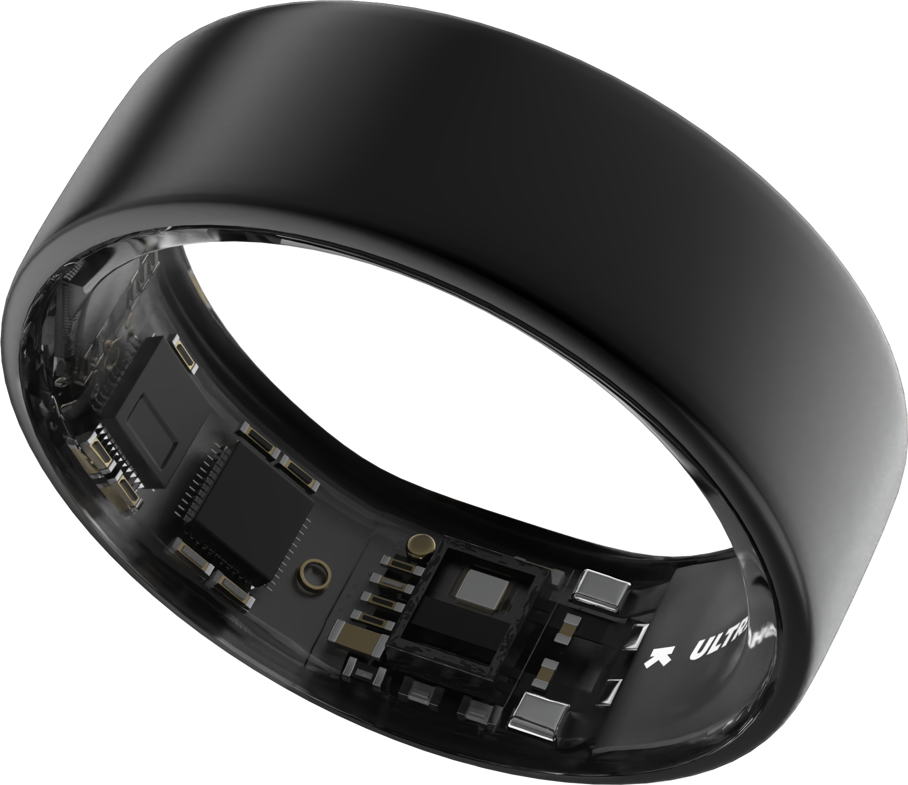 ULTRAHUMAN Okosgyűrű, 5-ös méret, mattszürke (UHRA-MG-05)