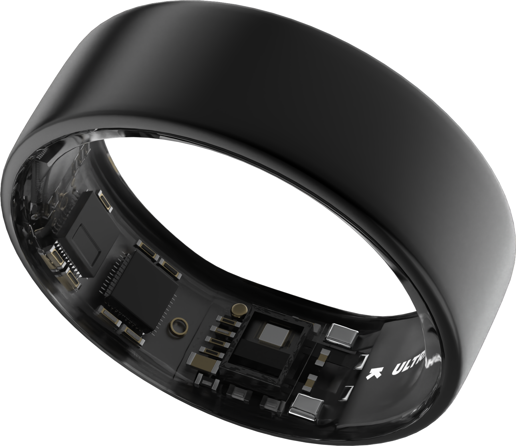 ULTRAHUMAN Okosgyűrű, 12-es méret, mattszürke (UHRA-MG-12)