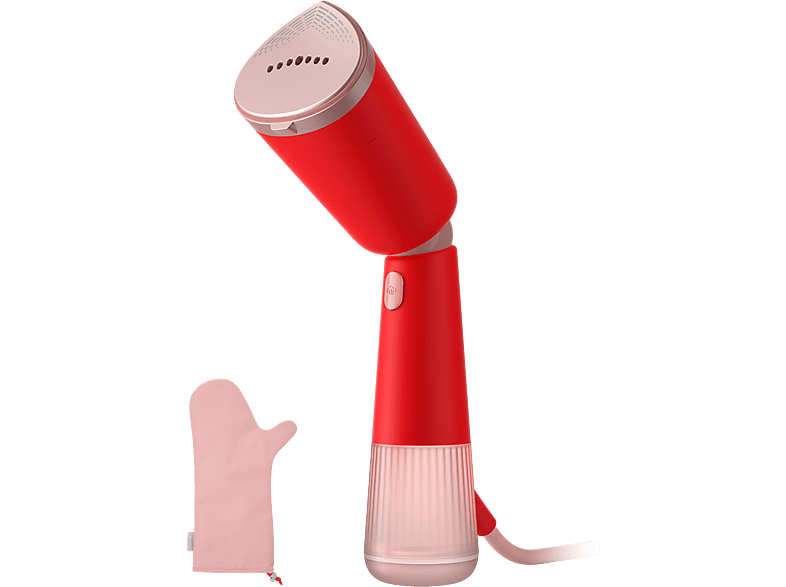 Philips STH5020/40 5000 Series Steamer Dampfglätter (1400 Watt, 0,12 l Wassertank, Korallenrot)