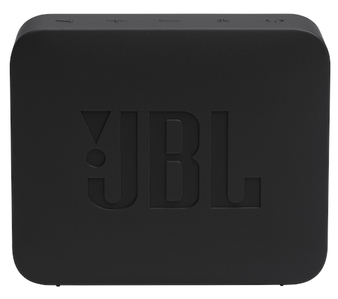 Czarny pojemnik z wytłoczonym logo JBL.