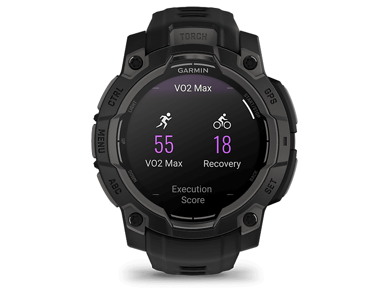 Garmin Instinct 3, Reloj Inteligente con GPS, Negro