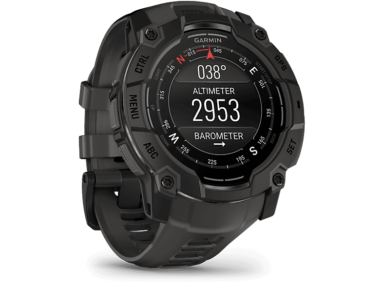 Garmin Instinct 3 AMOLED 3,3 cm (1.3") 50 mm Digital 416 x 416 Pixeles Pantalla táctil Negro GPS (satélite)