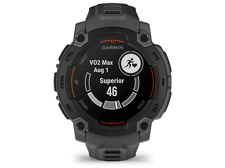 Reloj deportivo - Garmin Instinct E, Negro, 45mm, 0.9", Dos Cristales, Silicona, 10 ATM, Connect™, 16 días Autonomía