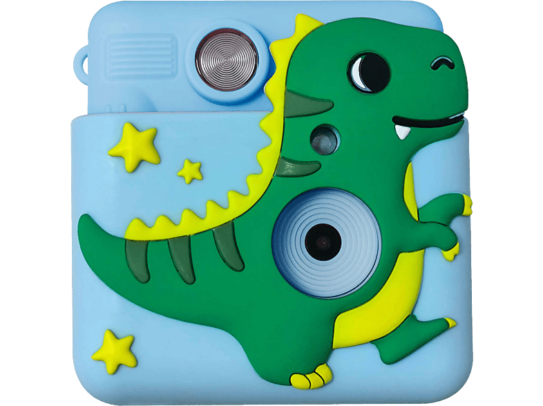 DENVER KPC-1363 Digitalkamera für Kinder mit Thermodruckfunktion Blau, Kein opt. Zoom, LCD