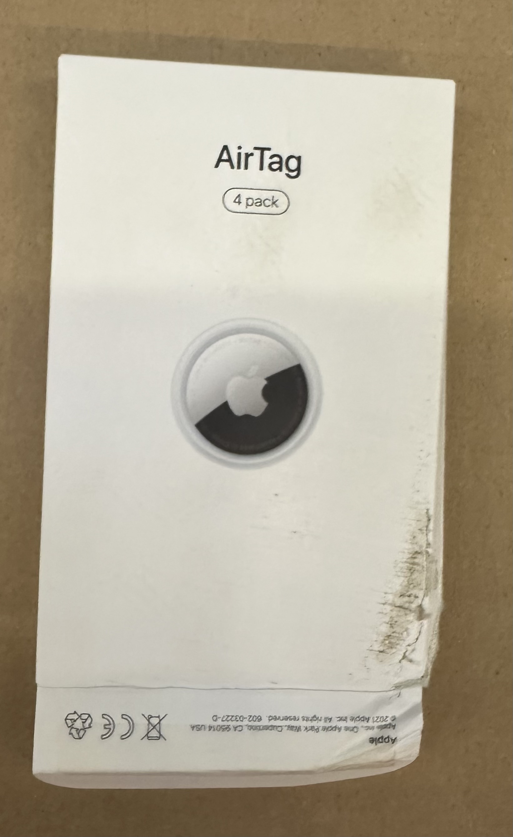 OUTLET - Lokalizator APPLE AirTag (4 Pack) Srebrny MX542ZY/A Srebrny