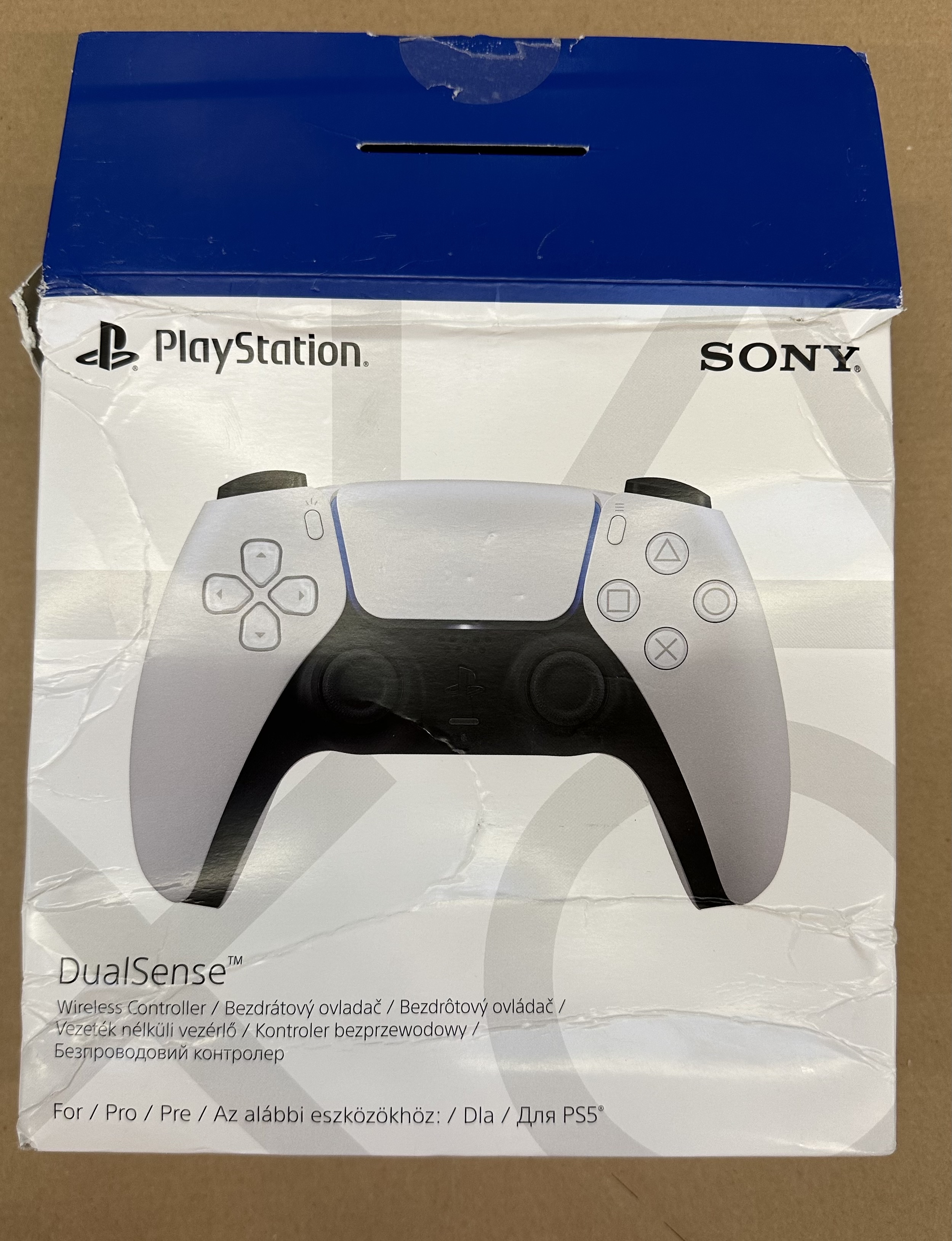 OUTLET - Kontroler bezprzewodowy SONY DualSense Biały Biało-czarny