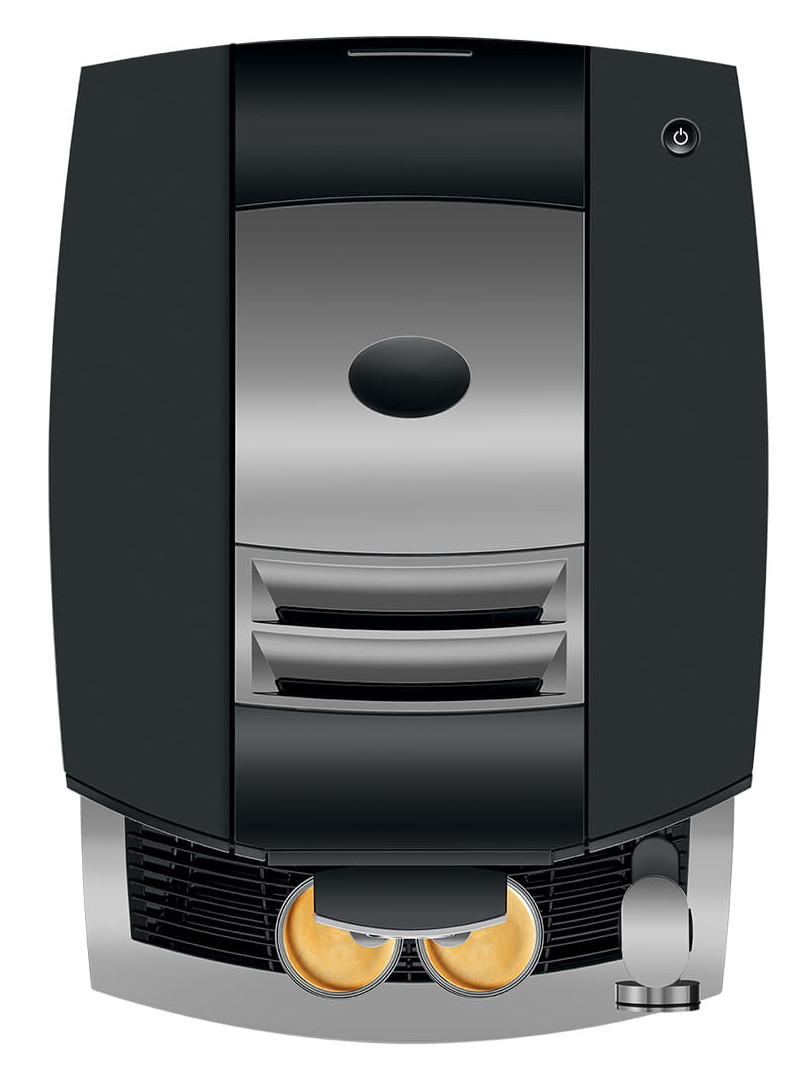 Ekspres do kawy z filiżankami kawy.