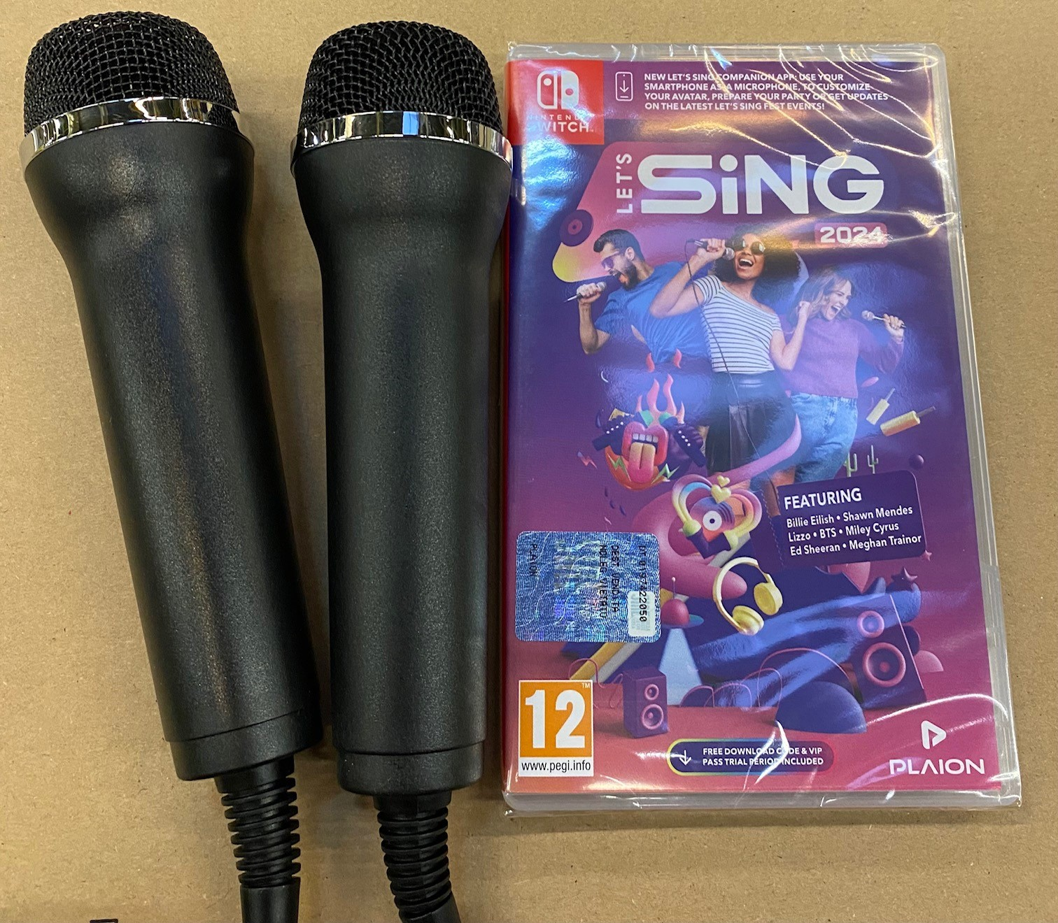 OUTLET - Gra Nintendo Switch Let’s Sing 2024 + 2 mikrofony