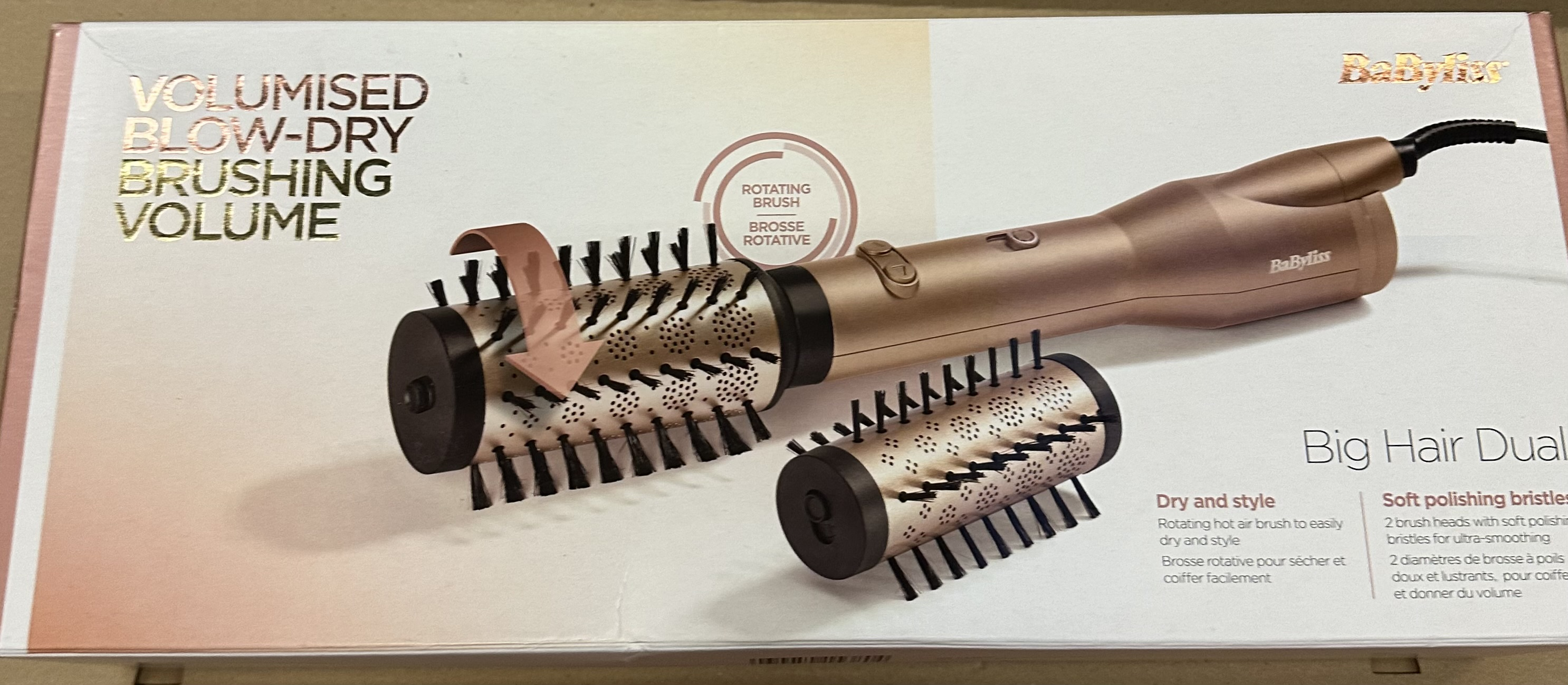 OUTLET - Lokówko-suszarka BABYLISS AS952E Złoty