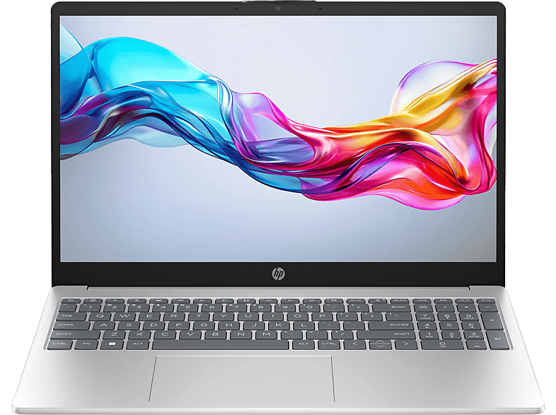 Portátil - HP 15-fd0209ns, 15.6" Full HD, Intel® Core™ i5-1334U, 16GB RAM, 512GB SSD, Gráficos Iris® Xe, Sin sistema operativo, Plata natural