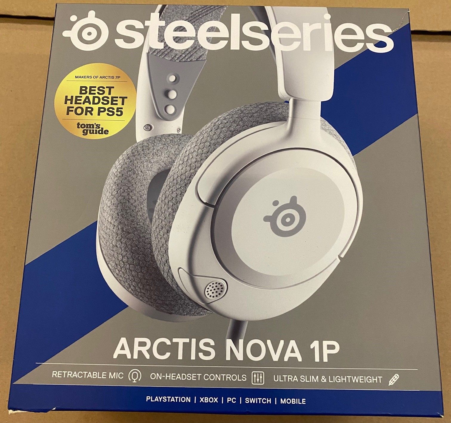 OUTLET - Słuchawki STEELSERIES Arctis Nova 1P Biały Biały