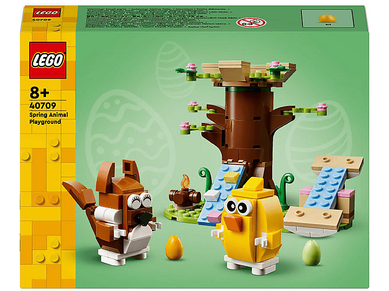 LEGO 40709 Frühlingstierspielplatz Bausatz, Mehrfarbig