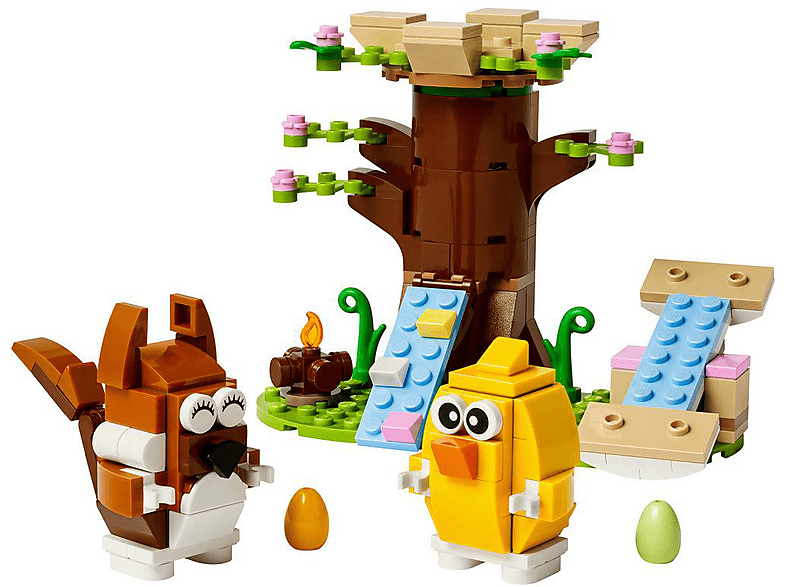 Thumbnail - LEGO 40709 Frühlingstierspielplatz Bausatz, Mehrfarbig