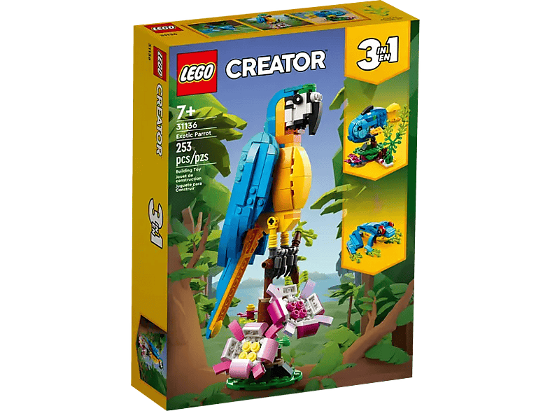 LEGO 31136 Creator 3w1 Egzotyczna papuga