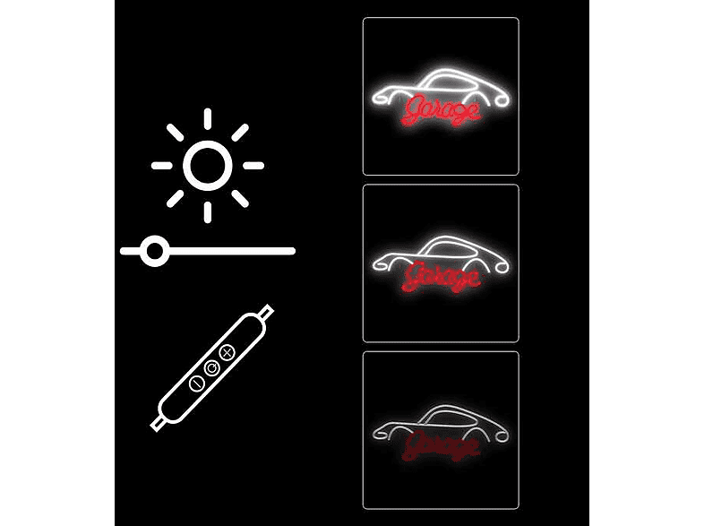 Neon LED MANTA SNL95WH Garage – zdjęcie 2