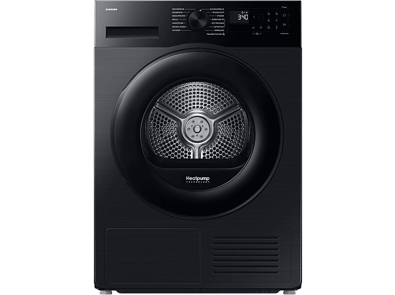 SAMSUNG DV90DG52A0ABEG Trockner (9 kg, A+++, Schwarz)