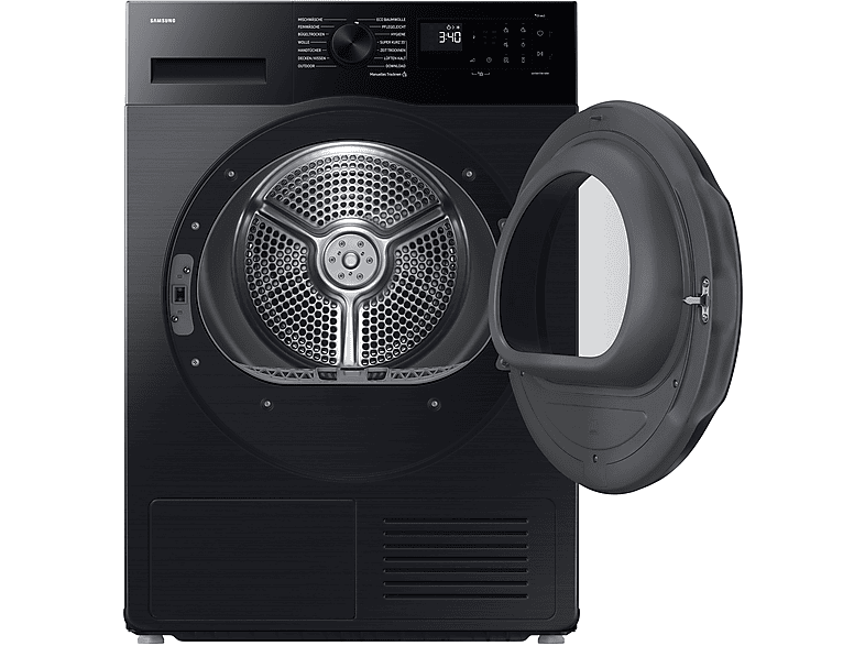 SAMSUNG DV90DG52A0ABEG Trockner (9 kg, Schwarz)