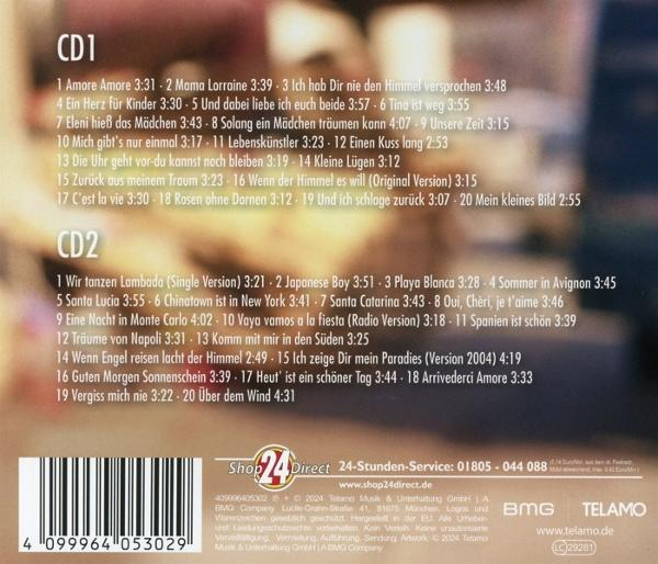 CD-Cover mit Musikinformationen und einer Titelliste.