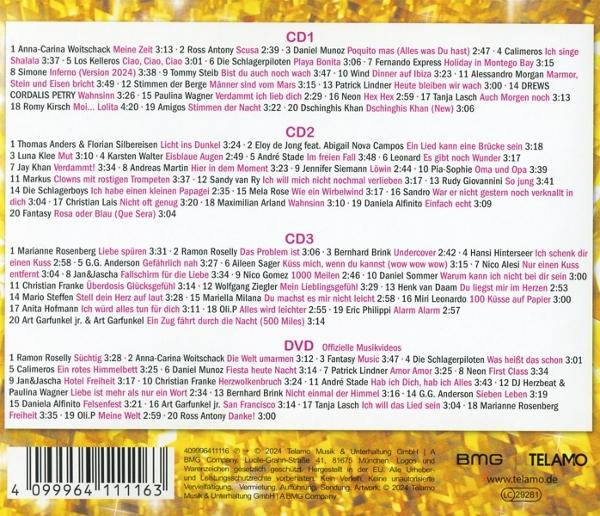 CD-Hülle mit Titelliste und CD. Text in mehreren Sprachen.