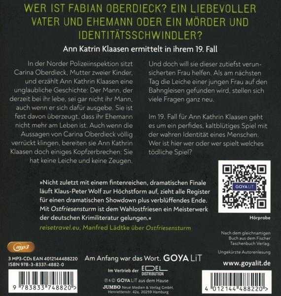 Deutsches Buchcover mit Text und QR-Code. Das Cover ist weiß und schwarz.