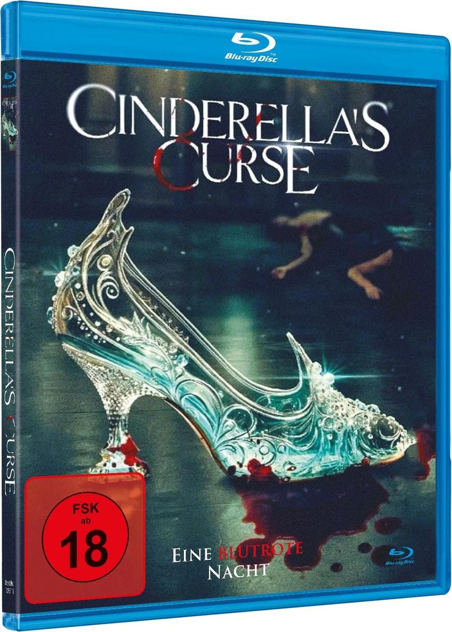 Blu-ray-Filmhülle, "Cinderella's Curse" mit Glasschuh auf dem Cover.