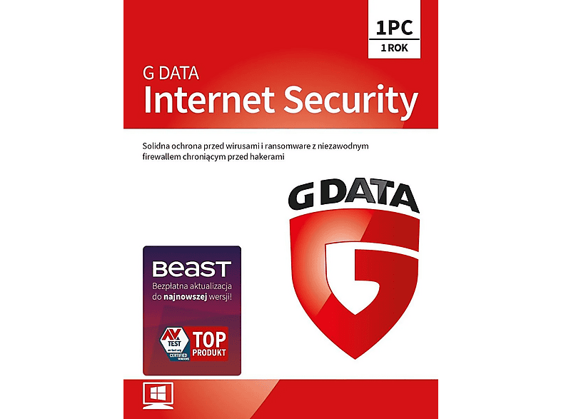 G Data Kod Aktywacyjny Program Antywirusowy Internet Security 1 Pc Rok