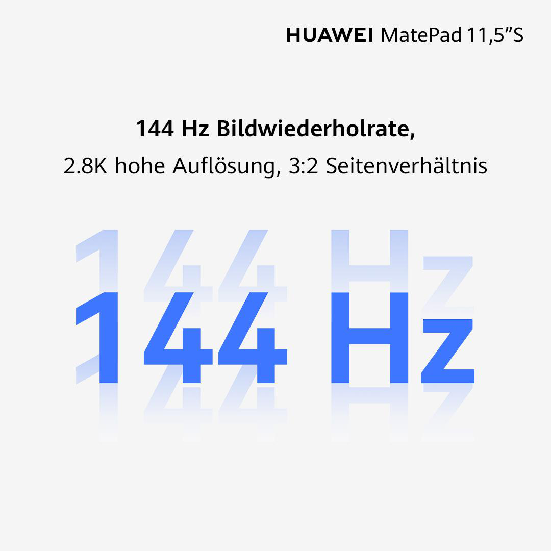 Text auf weißem Hintergrund, mit den blauen Worten '144 Hz' und anderen Details zur Bildschirmauflösung.