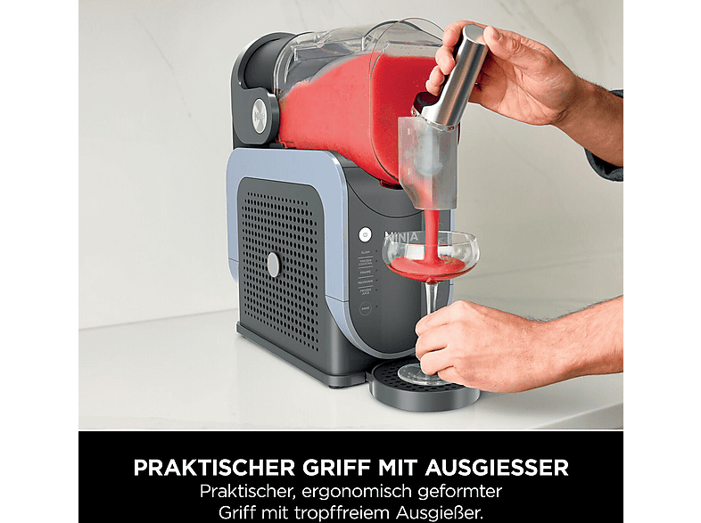 NINJA FS301EU Slushi Eismaschine (800 Watt, Blau/Grau)