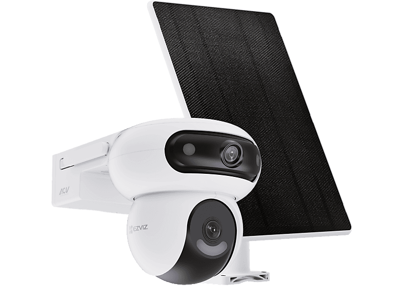 Caméra de sécurité Ezviz HB90 à double objectif PT avec panneau solaire