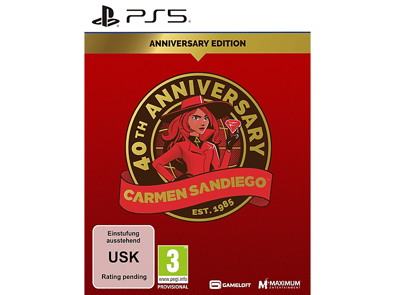 Carmen Sandiego: 40th Anniversary Edition - PlayStation 5 [Deutsch]
